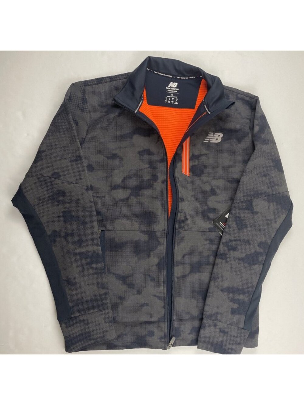 New Balance Impact Run Winter Jacket Men’s S Full Zip Fleece Lined Reflective